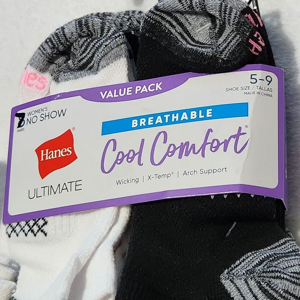 Hanes Socks For Womens Size 5-9 Multicolor 13 Pairs   B6 - Picture 3 of 8